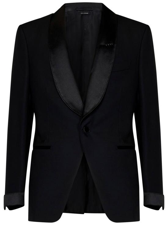 25FW 톰포드 수트 세트 2EAHQ1WOS02 LB999 BLACK - TOMFORD