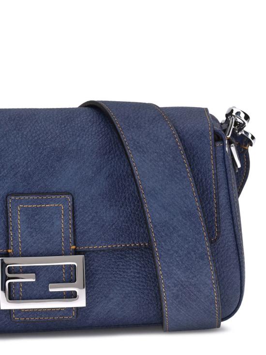  펜디 바게트 데님 이펙트 레더 백 8BR600 AUSZ F04QL - FENDI