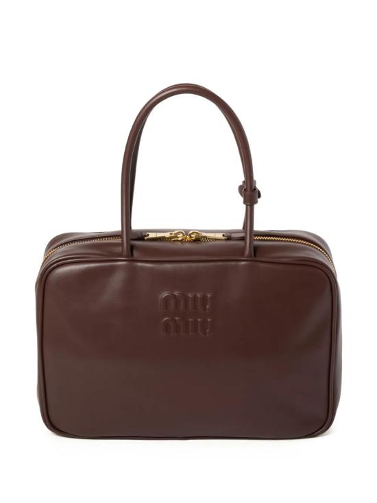 25FW 미우미우 토트백 5BB1172CRWF0NBL BROWN DOM - MIU MIU