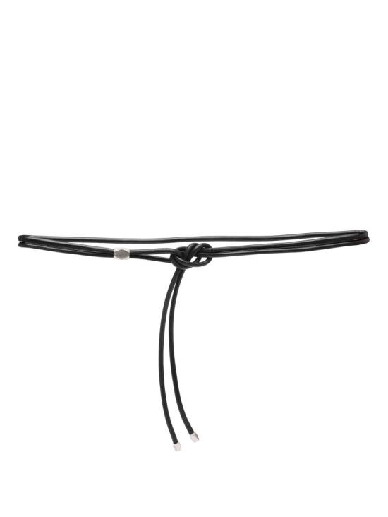 25FW 이자벨마랑 레귤러 벨트 CE213BFAB2A02ABKSI BLACK SILVER DOM