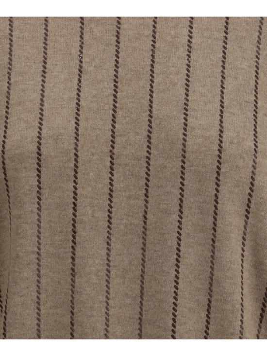 25FW 브루넬로 쿠치넬리 스웨터 M12215100P C077 BEIGE - BRUNELLO CUCINELLI