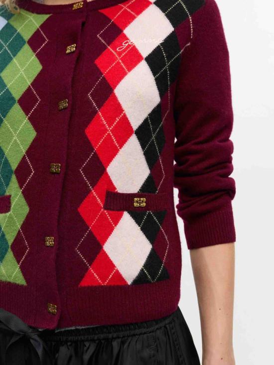 25FW 가니 가디건 K2532730 TAWNY PORT DOM - GANNI