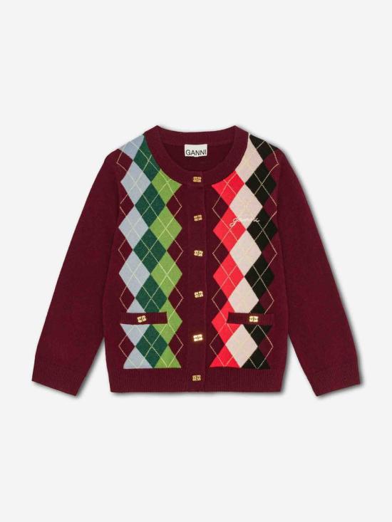 25FW 가니 가디건 K2532730 TAWNY PORT DOM