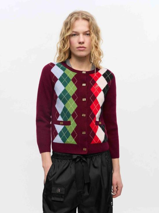 25FW 가니 가디건 K2532730 TAWNY PORT DOM - GANNI