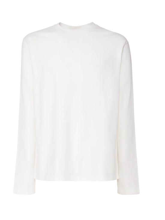25FW 질샌더 긴팔 티셔츠 J22GC0188J46219104 COCONUT DOM - JIL SANDER