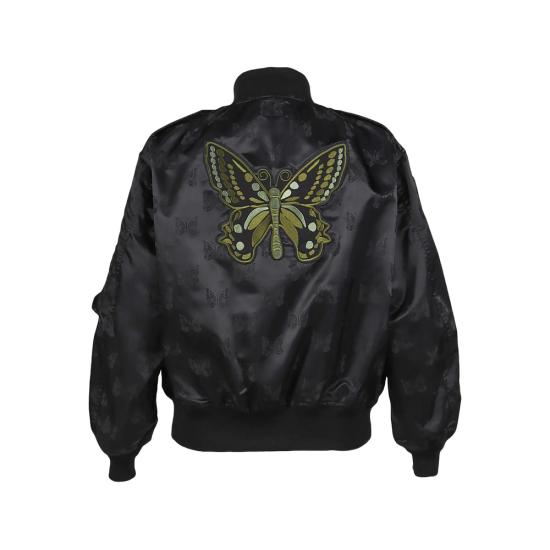  니들스 봄버 자켓 QV131 BLACK DOM - NEEDLES