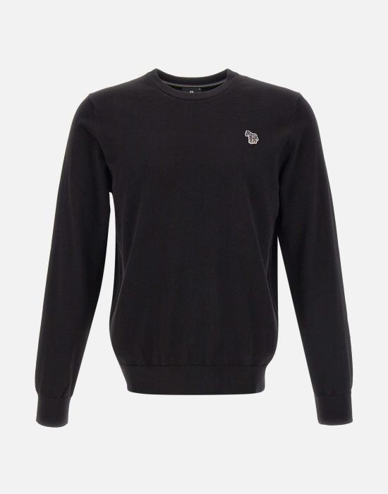 25FW 폴 스미스 지브라 로고 스웨터 M2R503XZM2185879 BLACK DOM