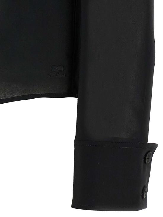 25SS 쿠레쥬 블라우스 225CCH091CO01379999 Black - COURREGES