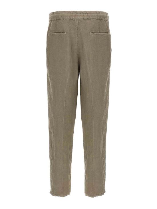  브루넬로 쿠치넬리 트레이닝/조거 팬츠 M243DE1710C6018 Green - BRUNELLO CUCINELLI