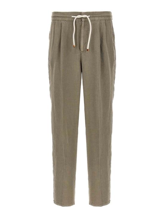  브루넬로 쿠치넬리 트레이닝/조거 팬츠 M243DE1710C6018 Green