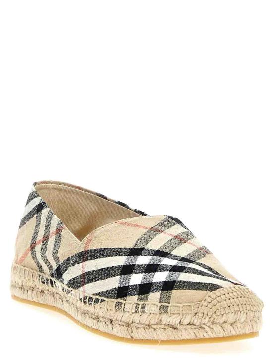 26SS 버버리 체크 뮤스 에스파드리유 8109180 Multicolour - BURBERRY