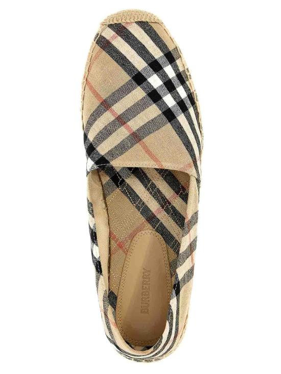 26SS 버버리 체크 뮤스 에스파드리유 8109180 Multicolour - BURBERRY