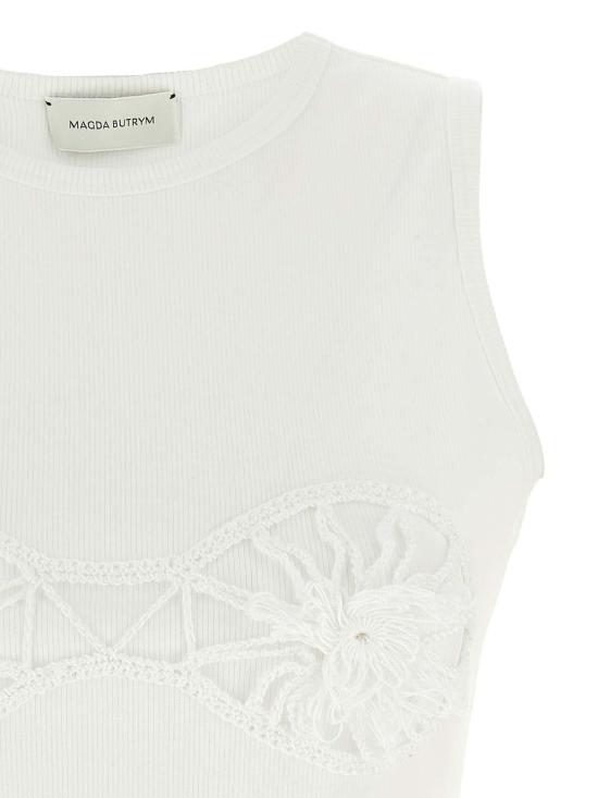 25SS 마그다뷰트림 민소매 티셔츠 145524WHITE White - MAGDA BUTRYM