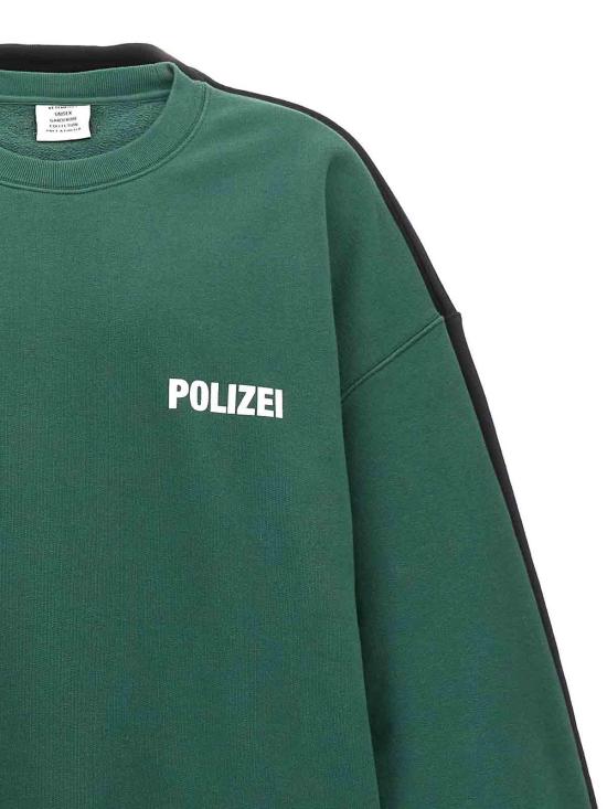 25FW 베트멍 긴팔 티셔츠 UA65CW423GPOLIZEIGREENBLACK Multicolour - VETEMENTS