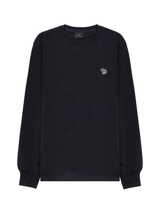 25FW 폴 스미스 긴팔 티셔츠 M2R828RKZEBRA79 BLACK DOM