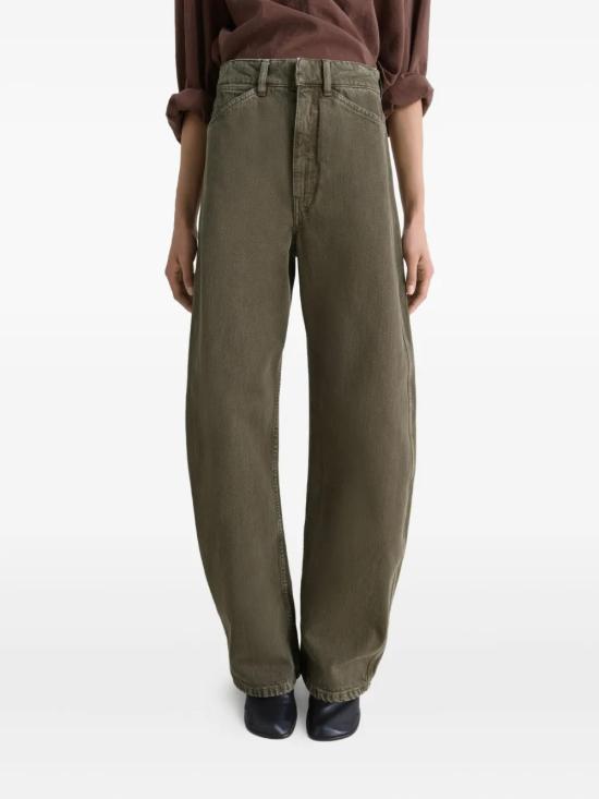 25FW 르메르 데님 팬츠 PA1264 LD1062GR631 Green - LEMAIRE