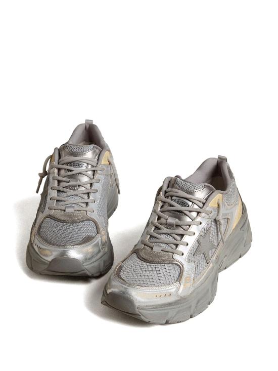 26FW 골든구스 라이트 스타 스니커즈 GMF00724 F006475 70138 SILVER GOLD DOM - GOLDEN GOOSE