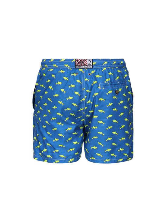 25FW 세인트바쓰 스윔팬츠 LIG0003 02752H Blue Lime - MC2 SAINT BARTH