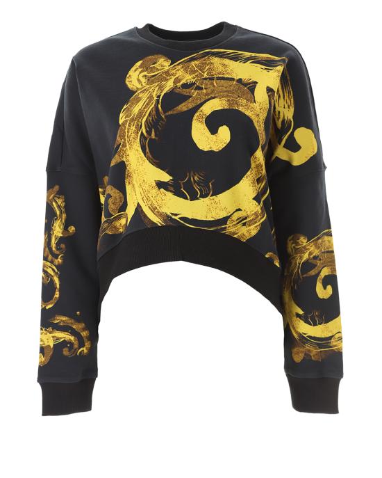  베르사체 긴팔 티셔츠 76HAI3P2 76DP312 G89 NERO MULTI