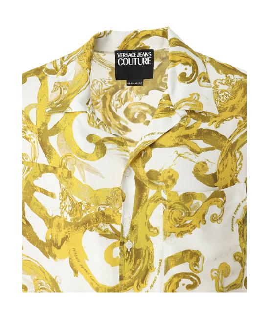  베르사체 반팔 셔츠 76GAL2B0 76UP203 G03 white gold BIANCO - VERSACE