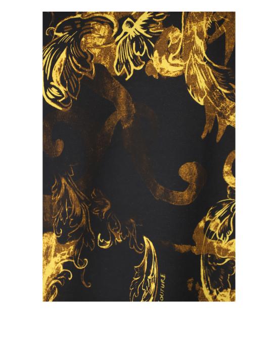  베르사체 반팔 티셔츠 76GAH6S0 76UP600 G89 black gold NERO ORO - VERSACE