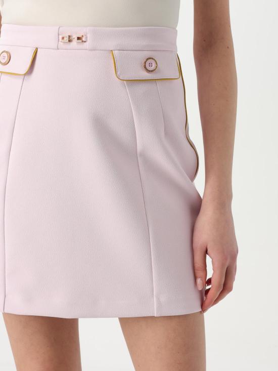 25FW 엘리자베타프랜치 숏 스커트 GOT03 DK3 Lilac - ELISABETTA FRANCHI