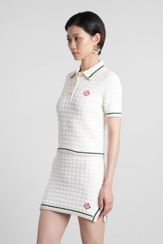 25FW 카사블랑카 셔츠 422903 WPF25 KW 1017 WHITE - CASABLANCA