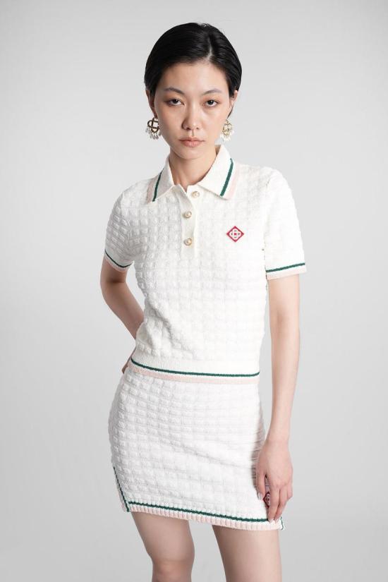 25FW 카사블랑카 셔츠 422903 WPF25 KW 1017 WHITE