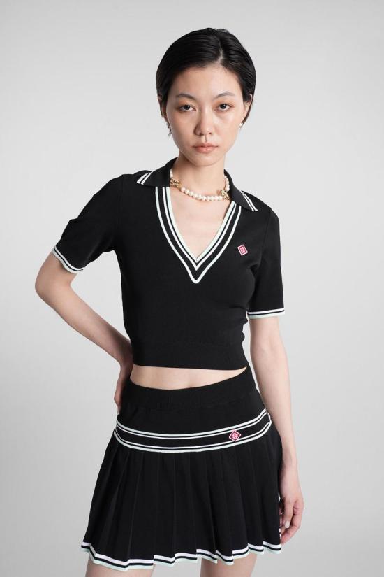 25FW 카사블랑카 셔츠 422902 WPF25 KW 1018 Black