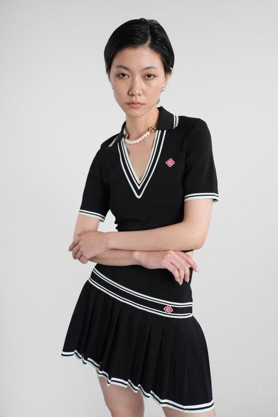 25FW 카사블랑카 셔츠 422902 WPF25 KW 1018 Black - CASABLANCA