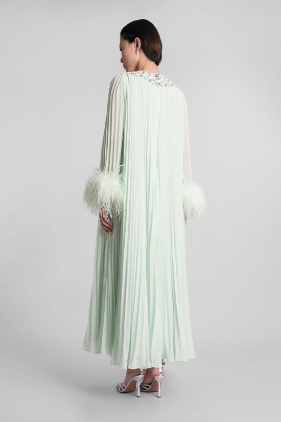 25FW 셀프 포트레이트 롱 원피스 422949 PF25 108M GREEN - SELF PORTRAIT