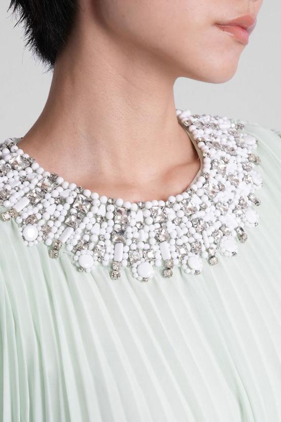 25FW 셀프 포트레이트 롱 원피스 422949 PF25 108M GREEN - SELF PORTRAIT