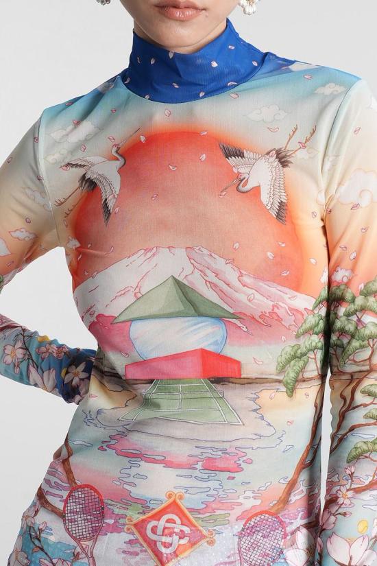 25FW 카사블랑카 탑 422690 WPF25 JTP 028 MULTICOLOR - CASABLANCA