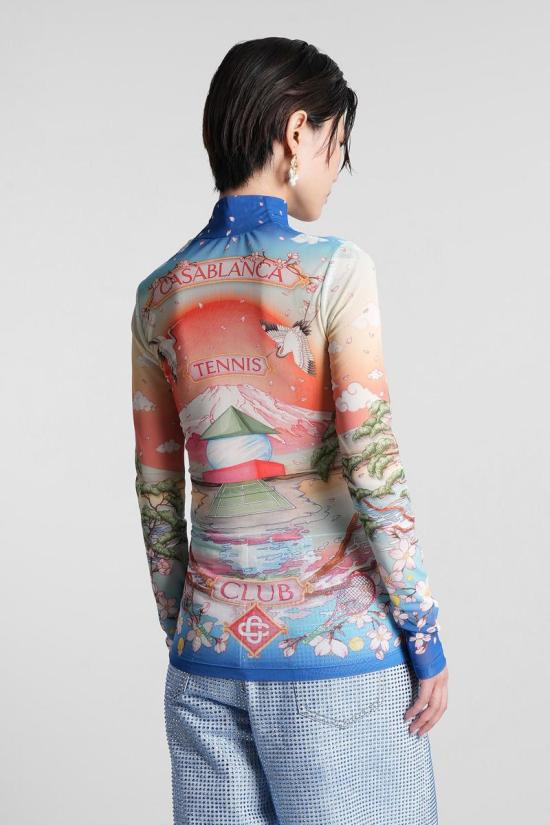 25FW 카사블랑카 긴팔 티셔츠 422690 WPF25 JTP 028 MULTICOLOR - CASABLANCA