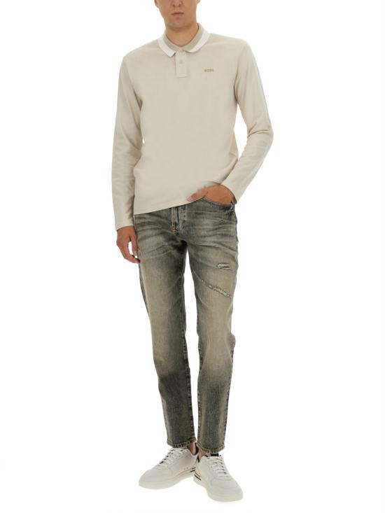 25FW 보스 폴로 티셔츠 50544845 10256894271 BEIGE - BOSS