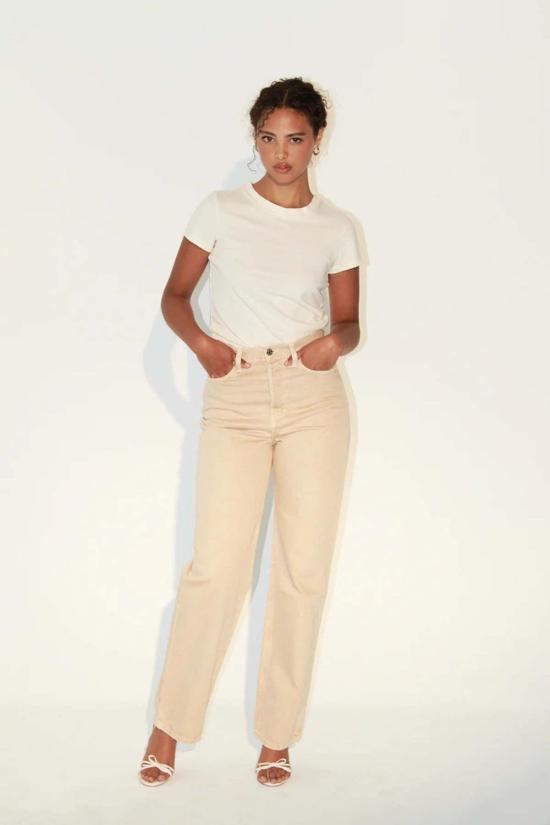  에티카 데님 팬츠 아처 하이라이즈 진 스모크 그레이 - ETICA