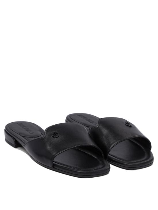 25SS 지미추 샌들 DINA FLATNAPBLACK - JIMMY CHOO