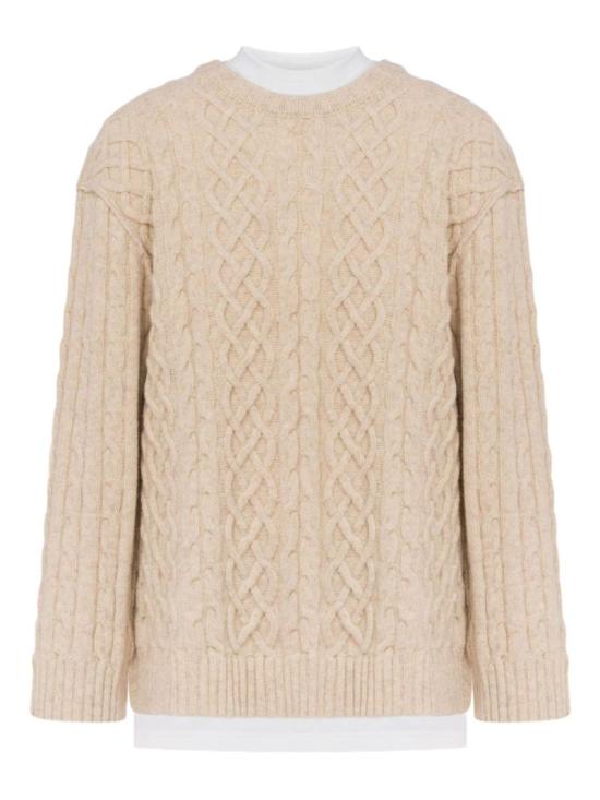 25FW 모스키노 스웨터 A0912 5203 0006 WHITE