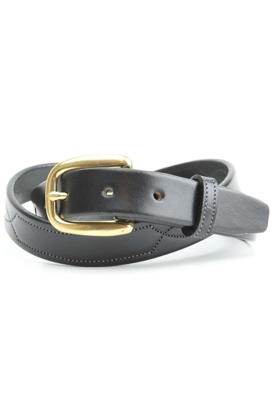  토리 레더 가죽 벨트 토리 가죽 1인치 3번 스티치 패턴