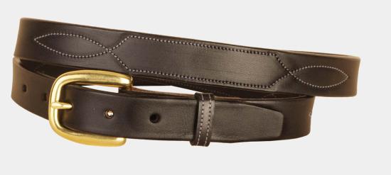  토리 레더 가죽 벨트 토리 가죽 1인치 3번 스티치 패턴 - TORY LEATHER