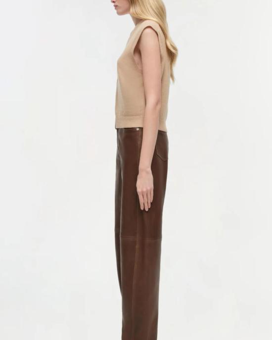  조나단 심카이 베스트 Jonathan Simkhai Rozzi 조끼 회갈색 - JONATHAN SIMKHAI