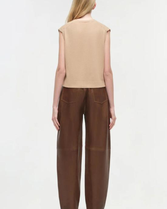  조나단 심카이 베스트 Jonathan Simkhai Rozzi 조끼 회갈색 - JONATHAN SIMKHAI