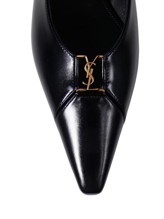 25FW 생로랑 플랫 슈즈 800240 AAEHI 1000 NERO NERO - SAINT LAURENT