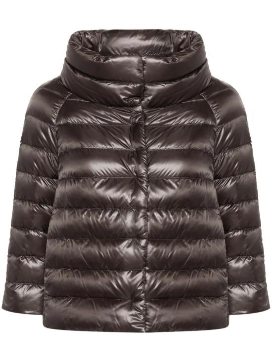 25FW 에르노 소피아 레귤러 핏 케이프 다운 자켓 PI0046DIC 12017Z9480 Gray