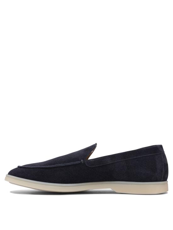  헨더슨 로퍼 PANAREA598SUEDE BLU SIRENA Blue - HENDERSON