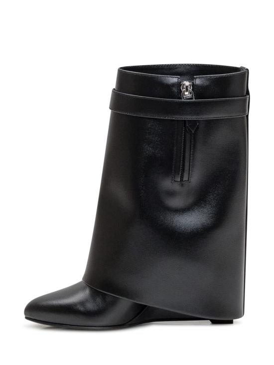 25FW 지방시 샤크 락 앵클부츠 BE602RE147 001 Black - GIVENCHY