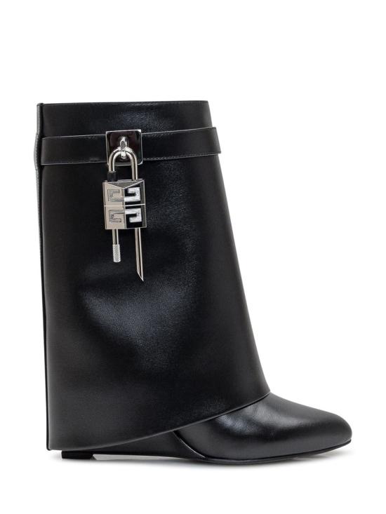 25FW 지방시 샤크 락 앵클부츠 BE602RE147 001 Black - GIVENCHY