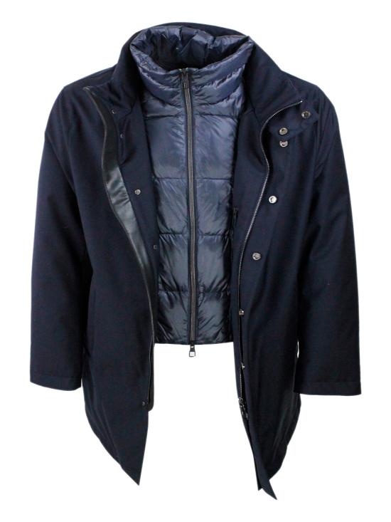 25FW 몬테꼬레 코트 F07MUCX509 89 Dark blu - MONTECORE