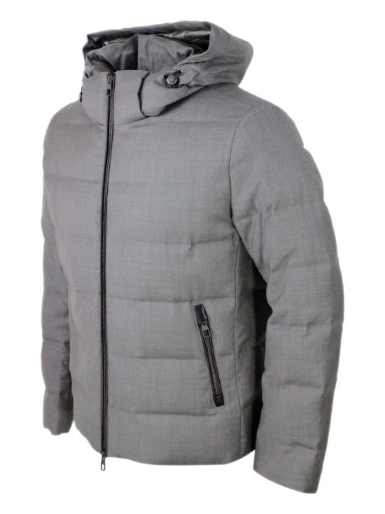 25FW 몬테꼬레 숏패딩 F07MUCX527 106 Grey - MONTECORE