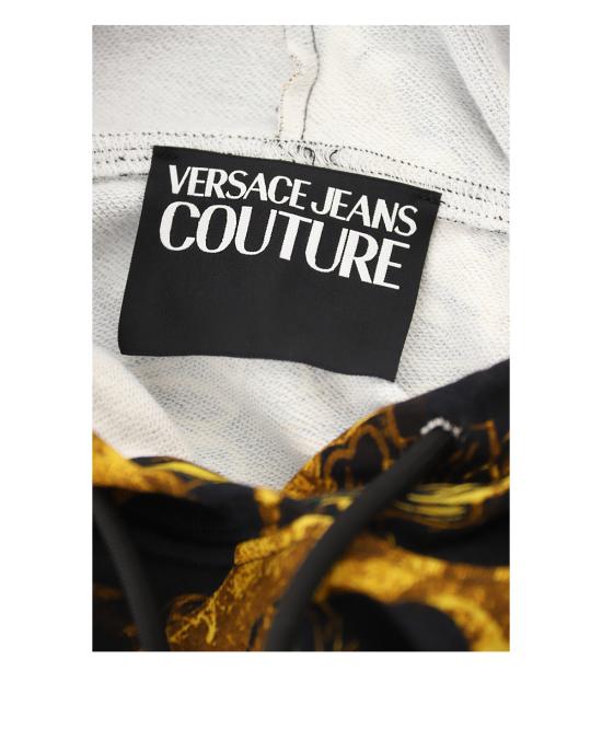  베르사체 후드 티셔츠 76HAI3A1 76DP301 G89 NERO MULTI - VERSACE